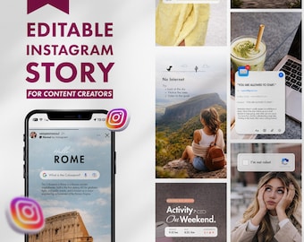 20 modelli di storie di Instagram modificabili in Canva per i creatori di contenuti!