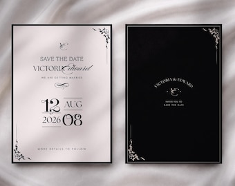 Modello Canva per matrimonio VICTORIA / Save the Date