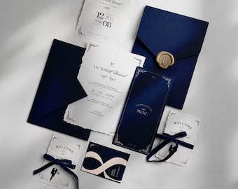 Modello Canva per matrimonio VICTORIA / Collezione completa
