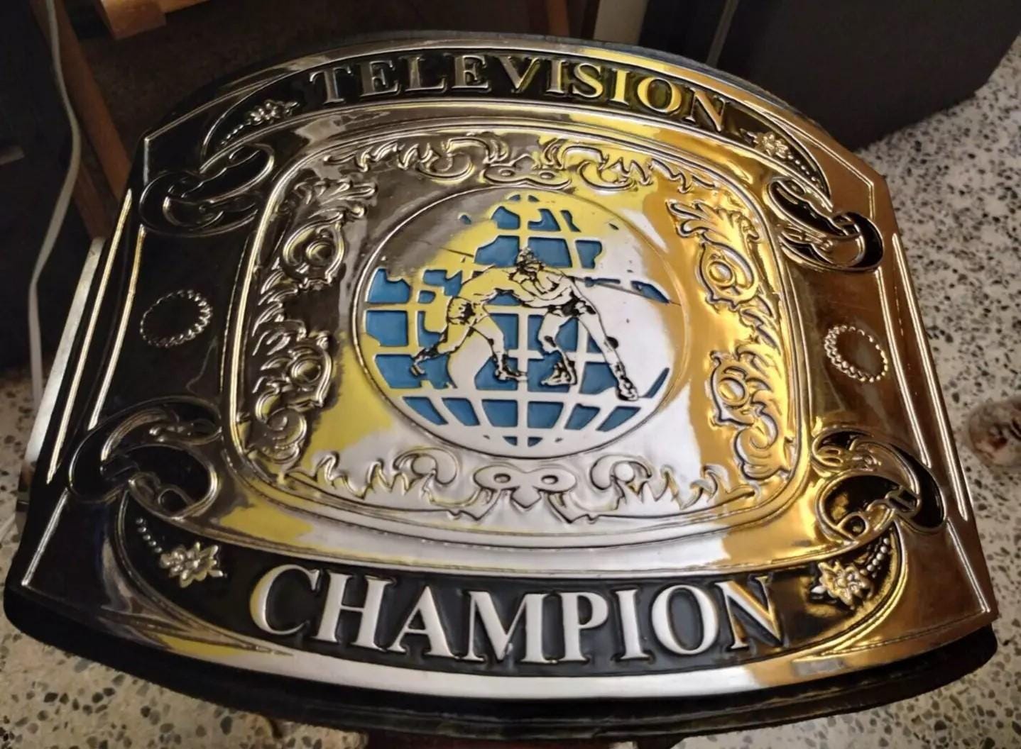 Custom Handmade Wrestling Championship Belt: Leather Strap, Adult Size