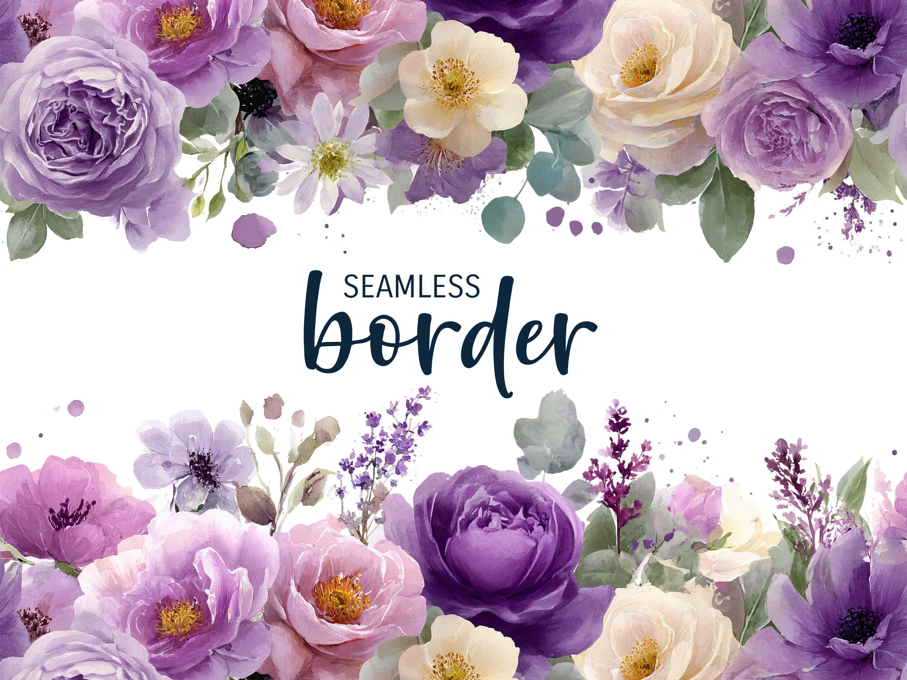 Flores blancas moradas - Etsy México, image size:3000x2250