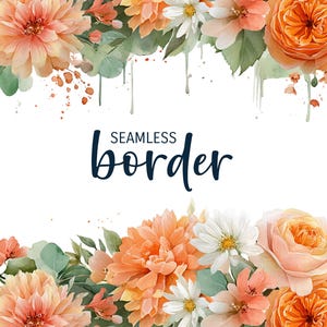 Floraler Rahmen mit Pfirsich und Sahne, romantisches Hochzeitseinladungsdesign PNG, Pfirsich Blumenmuster, botanisches Muster
