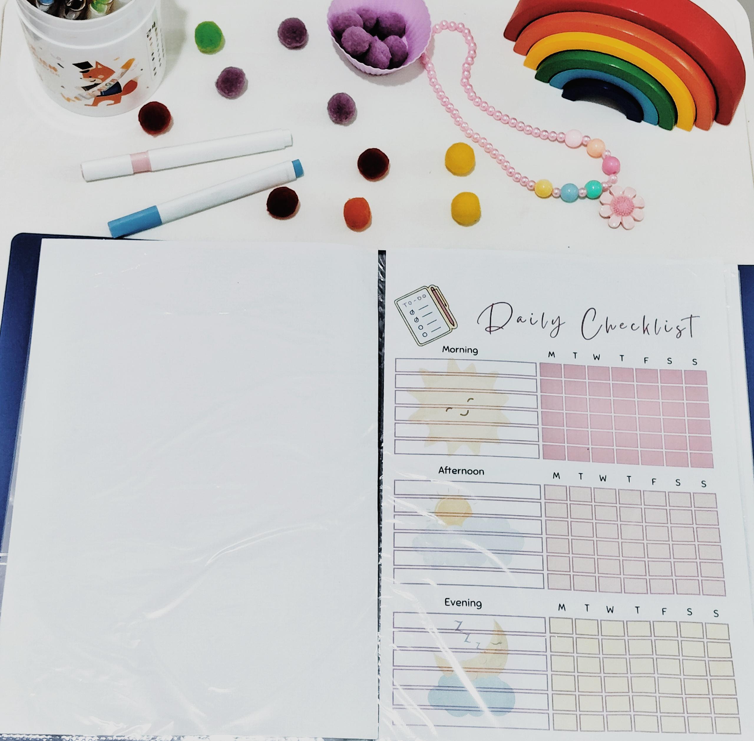 Editable Kids Daily Checklist: Fun Responsibility Chart (printable) - Etsy