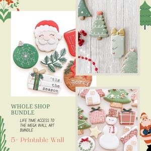Neutral Christmas Decor: Printable Wall Art Set (Digital Download)