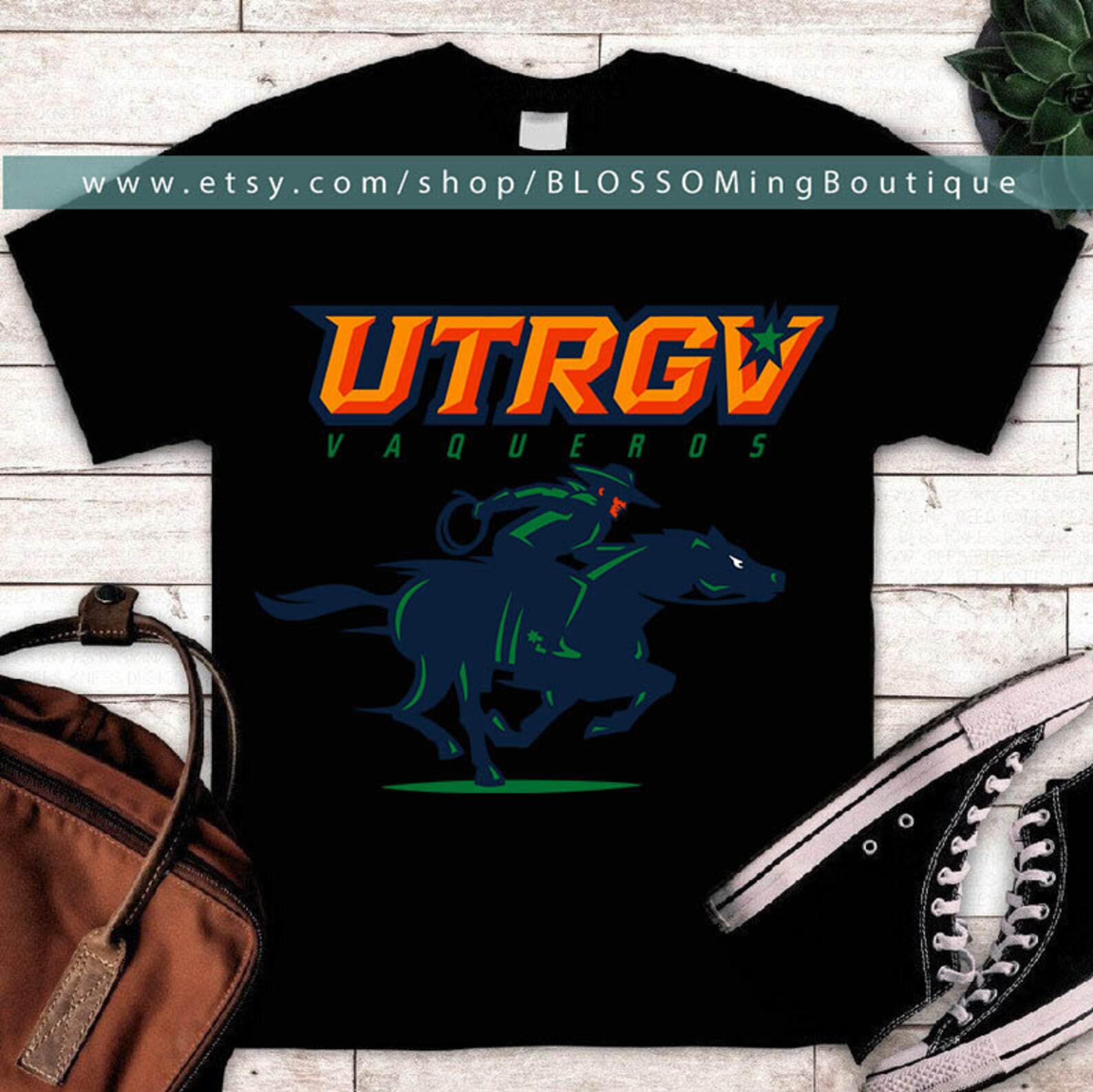 UTRGV Vaqueros Shirt College Logos Shirt University Etsy