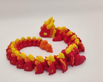 Fire Dragon | Kaida Dragon | 3D Printed Articulated Dragon