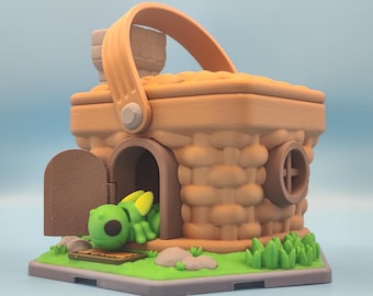 Picnic Basket House | 3D-Printed Mini Habitat with Grasshopper
