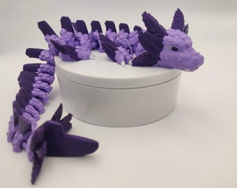 13" Axolotl Dragon | River Dragon | Articulating Fidget Toy