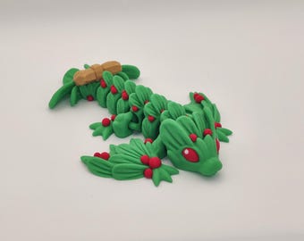 Little Mistletoe Dragon | Tiny Christmas Dragon