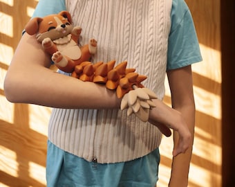 Dog Cuddler - 3D Printed Articulated Fidget