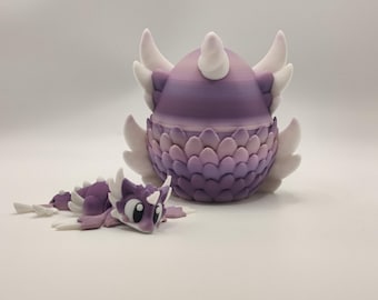 Celestial Mini Dragon & Egg | Galaxy Dragon | Cute Fantasy Dragon Gift