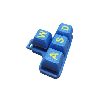 Gaming Fidget - WASD Clicker - Keyboard Fidget Toy - Mechanical Clicker Keychain