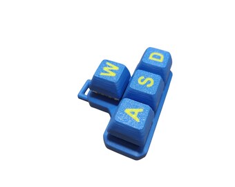 Gaming Fidget - WASD Clicker - Keyboard Fidget Toy - Mechanical Clicker Keychain