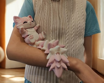 Cat Cuddler - 3D Printed Articulated Fidget