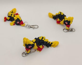 Raptor Keychain – Articulated 3D Printed Dino Accessory