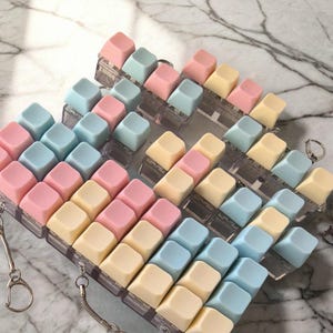 Keyboard Keycaps Clicky Fidget, Keyboard Switch Keychain, Silence Button Clicker, ASMR Fidget, Stim Toy