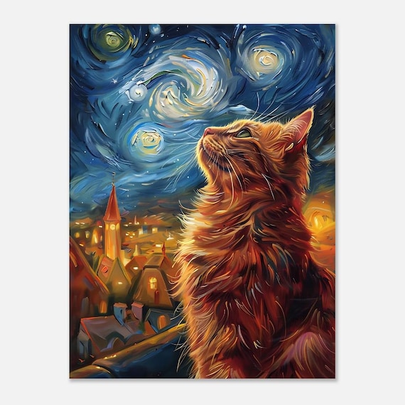 動物 ゴッホ 猫 ゴッホ 猫 絵画 Monet s Quiet Guest Cat Visiting