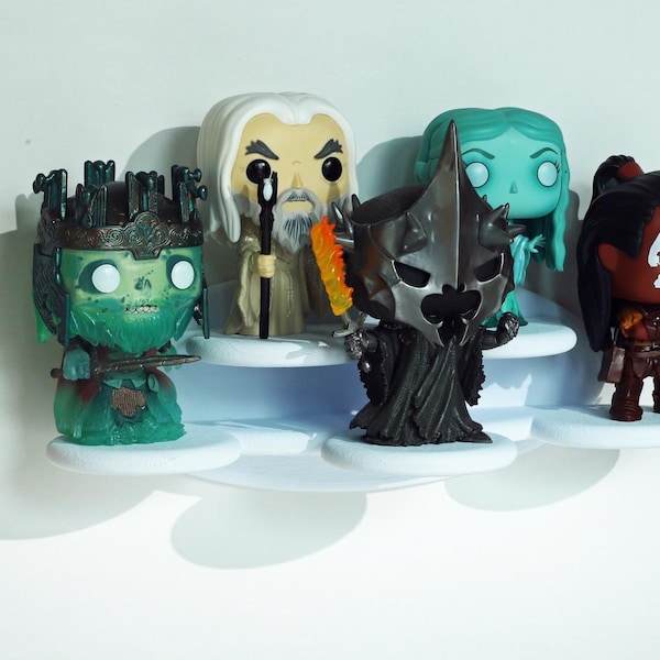 Estante de exhibición Funko Pop para montar en la pared: capacidad para 5 figuras