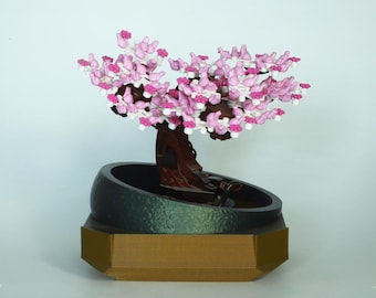 Bonsai Planter | Cactus Succulent | Modern Minimalist Decor  | Zen Elemental Style