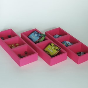 Brädspelsbrickor | 3-pack | Resursorganisatörer | Catan | Vingspann | Lapptäcke | DnD