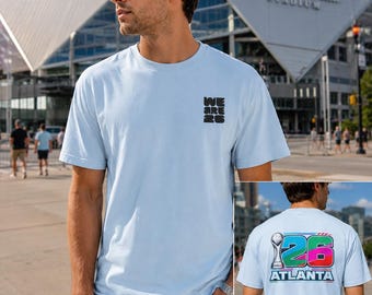 26 Atlanta Trophy T-Shirt | We Are 26 chest logo world cup 2026