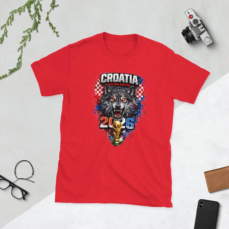 Croatia Balkan Hunter Shirt Wolf Soccer Fan Tee Croatia Football 2026 World Cup Supporter Gift for Men Women