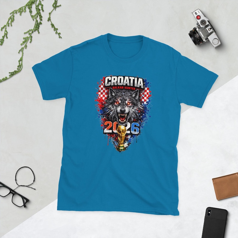 Croatia Balkan Hunter Shirt Wolf Soccer Fan Tee Croatia Football 2026 World Cup Supporter Gift for Men Women