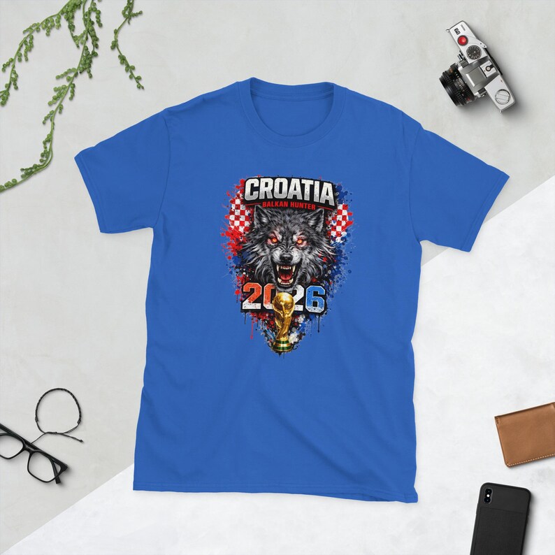 Croatia Balkan Hunter Shirt Wolf Soccer Fan Tee Croatia Football 2026 World Cup Supporter Gift for Men Women