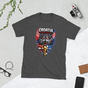 Croatia Balkan Hunter Shirt Wolf Soccer Fan Tee Croatia Football 2026 World Cup Supporter Gift for Men Women