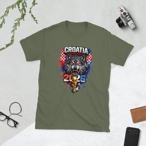 Croatia Balkan Hunter Shirt Wolf Soccer Fan Tee Croatia Football 2026 World Cup Supporter Gift for Men Women