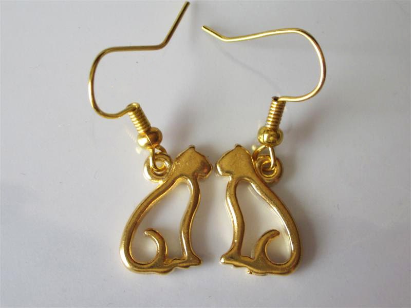 Pendentes Azul Cobalto, Pendentes Cuadrados Con Cerre De Palanca