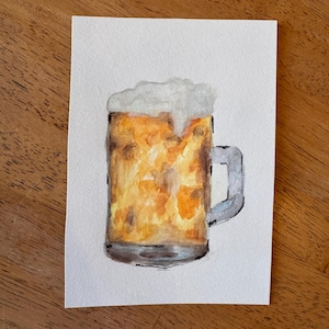 Beer Watercolor