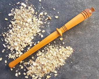 Spurtle, Oatmeal Spurtle, Hand Turned Wooden Spurtle, Wood Spurtle, Sunset Turnings