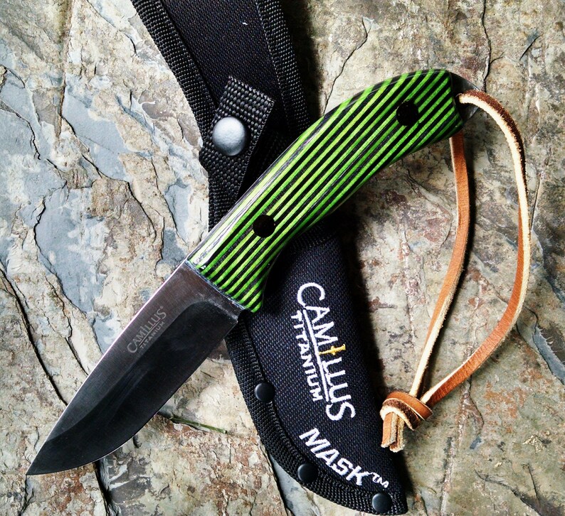 Camillus Knife With Sheath Stainless Steel Blade With Hand Etsy