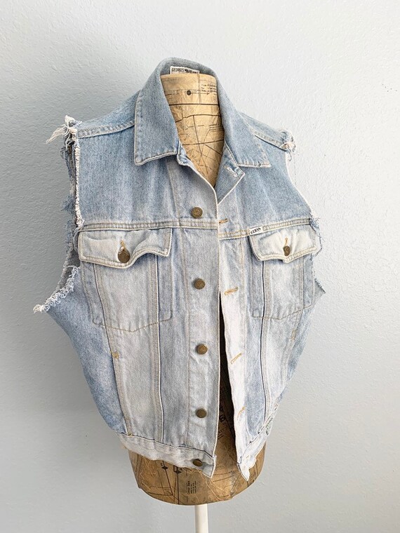 guess jeans vest
