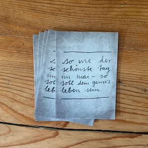 5 cartoline — Come il giorno più bello di maggio, così dovrebbe essere tutta la tua vita.