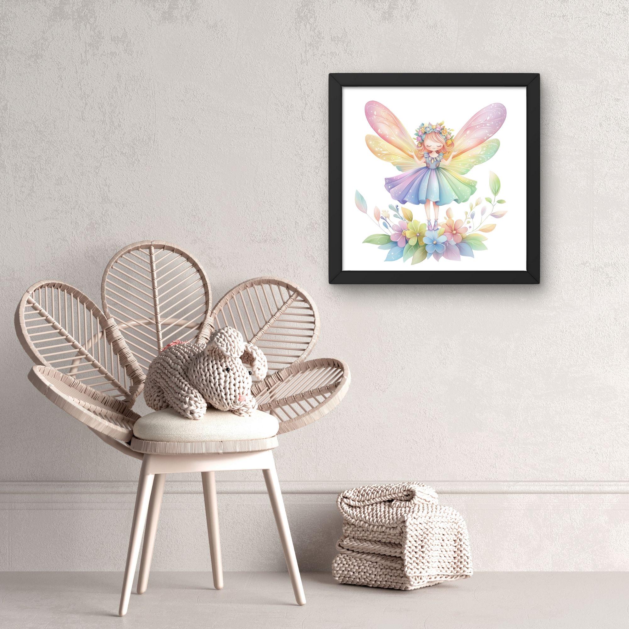 Magical Garden Flower Fairy Clipart PNG - Enchanted Floral Illustration ...