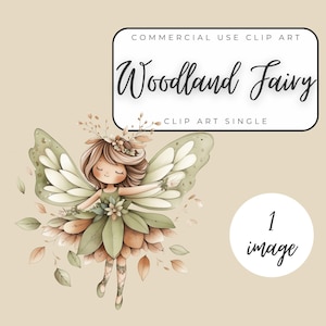 Clipart bosfee - schattige aquarel feeën - betoverd bos - verjaardag en babyshower - leuke uitnodiging png - digitale download