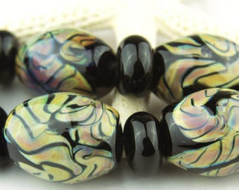 Handmade Glass Lampwork Beads Set
