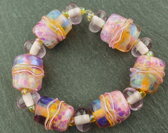 Lampwork Glass Beads Set