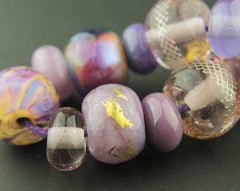 Handmade Lampwork Glass Beads Set