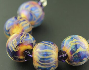 Handmade Lampwork Glass Beads Set