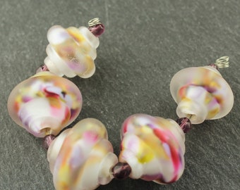 Glass Lampwork Beads Set