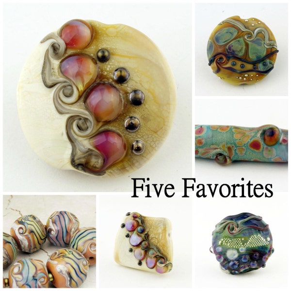 E-book z przepisami na lampwork z koralików szklanych „Five Favorites”