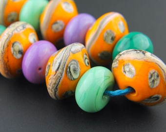 Handmade Lampwork Glass Beads Set