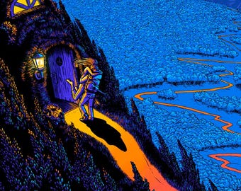 The Long & Winding Road - Art Print by James Flames