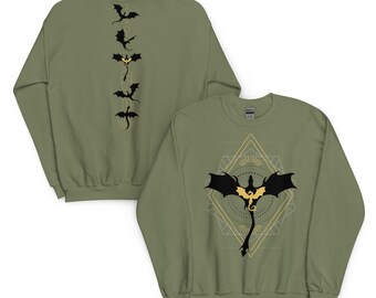 Black & Gold Dragons | Unisex Sweatshirt