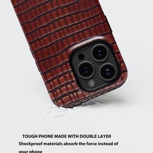 Dark Red Bordeaux Crocodile Faux Leather Phone Case, Luxury Textured Cover for iPhone, Samsung, Google Pixel, red leather phone case, dark red phone case, Bordeaux phone case, faux leather case, crocodile phone case, luxury phone case, textured phone cover, shockproof case, stylish phone case, iPhone case, Samsung case, Google Pixel case, unique phone case, handmade phone cover, durable case, elegant phone case, premium phone case, fashion phone case, leather skin phone case,