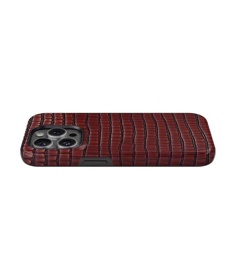Dark Red Bordeaux Crocodile Faux Leather Phone Case, Luxury Textured Cover for iPhone, Samsung, Google Pixel, red leather phone case, dark red phone case, Bordeaux phone case, faux leather case, crocodile phone case, luxury phone case, textured phone cover, shockproof case, stylish phone case, iPhone case, Samsung case, Google Pixel case, unique phone case, handmade phone cover, durable case, elegant phone case, premium phone case, fashion phone case, leather skin phone case,