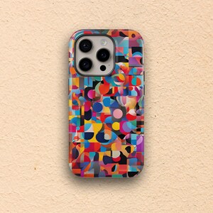 Collage case, Colorful case, Abstract Phone Case, Artful design, iPhone case, Samsung Galaxy case, Colorful phone case, Pattern phone case
